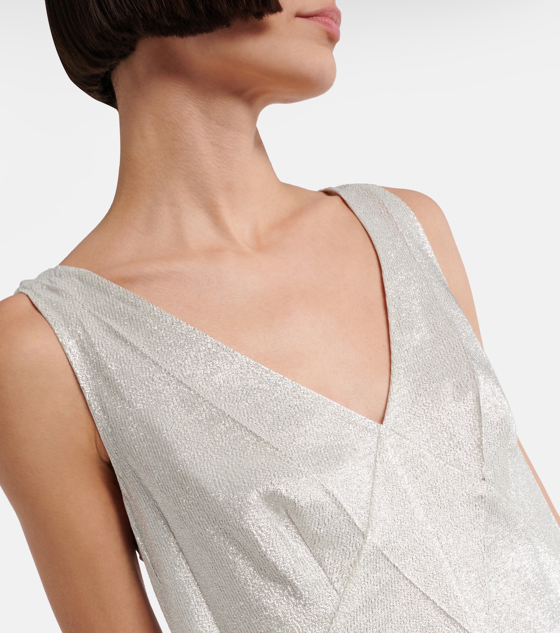 Miniabito in gabardine e lamé | Marc Jacobs