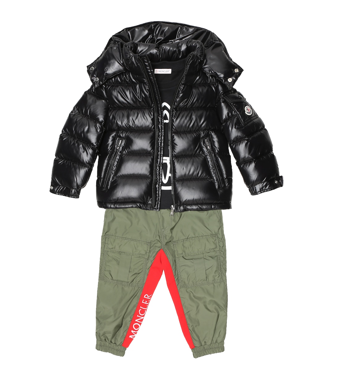 Printed cotton jersey T-shirt | Moncler Enfant