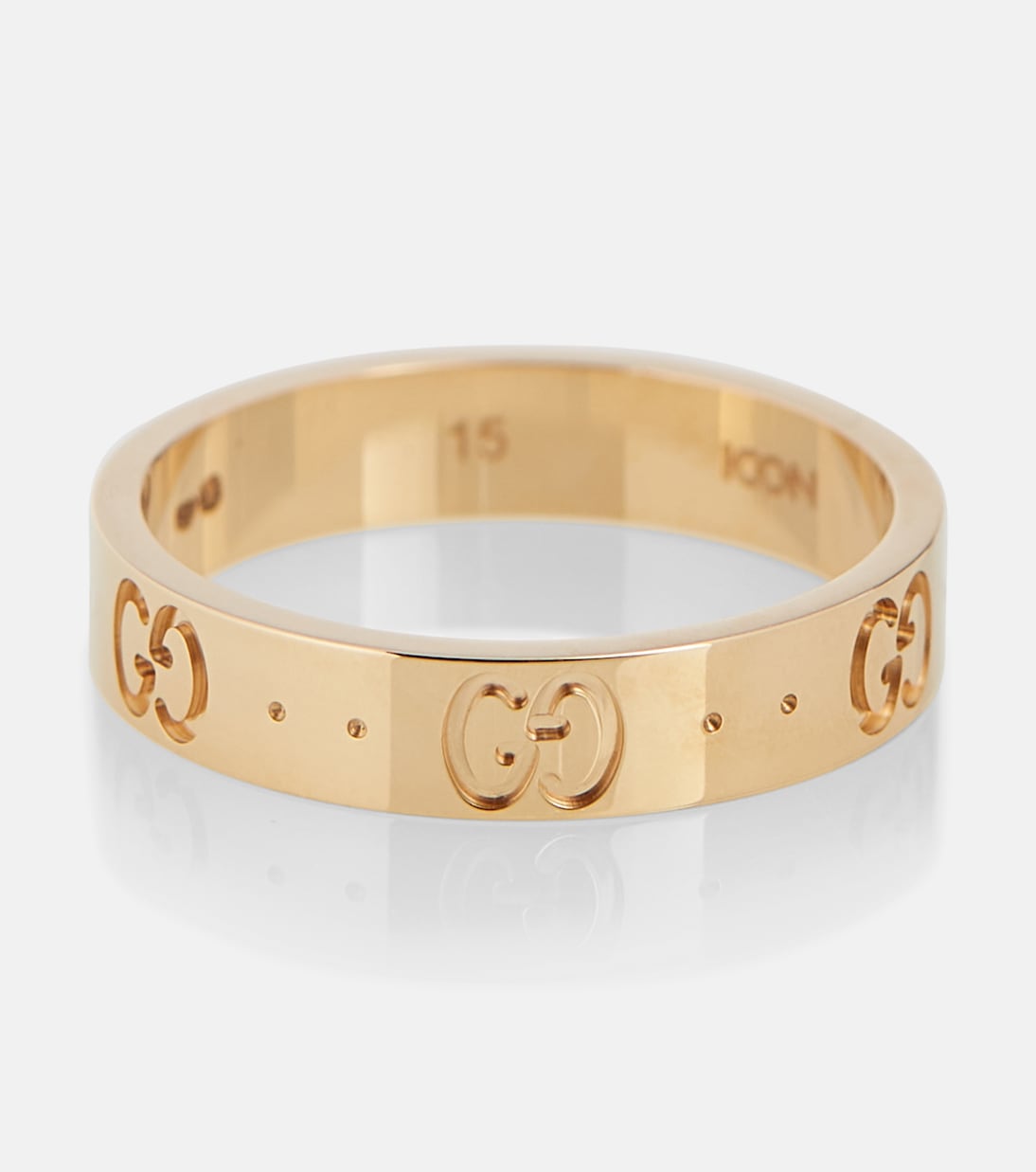 Icon 18kt yellow gold ring | Gucci