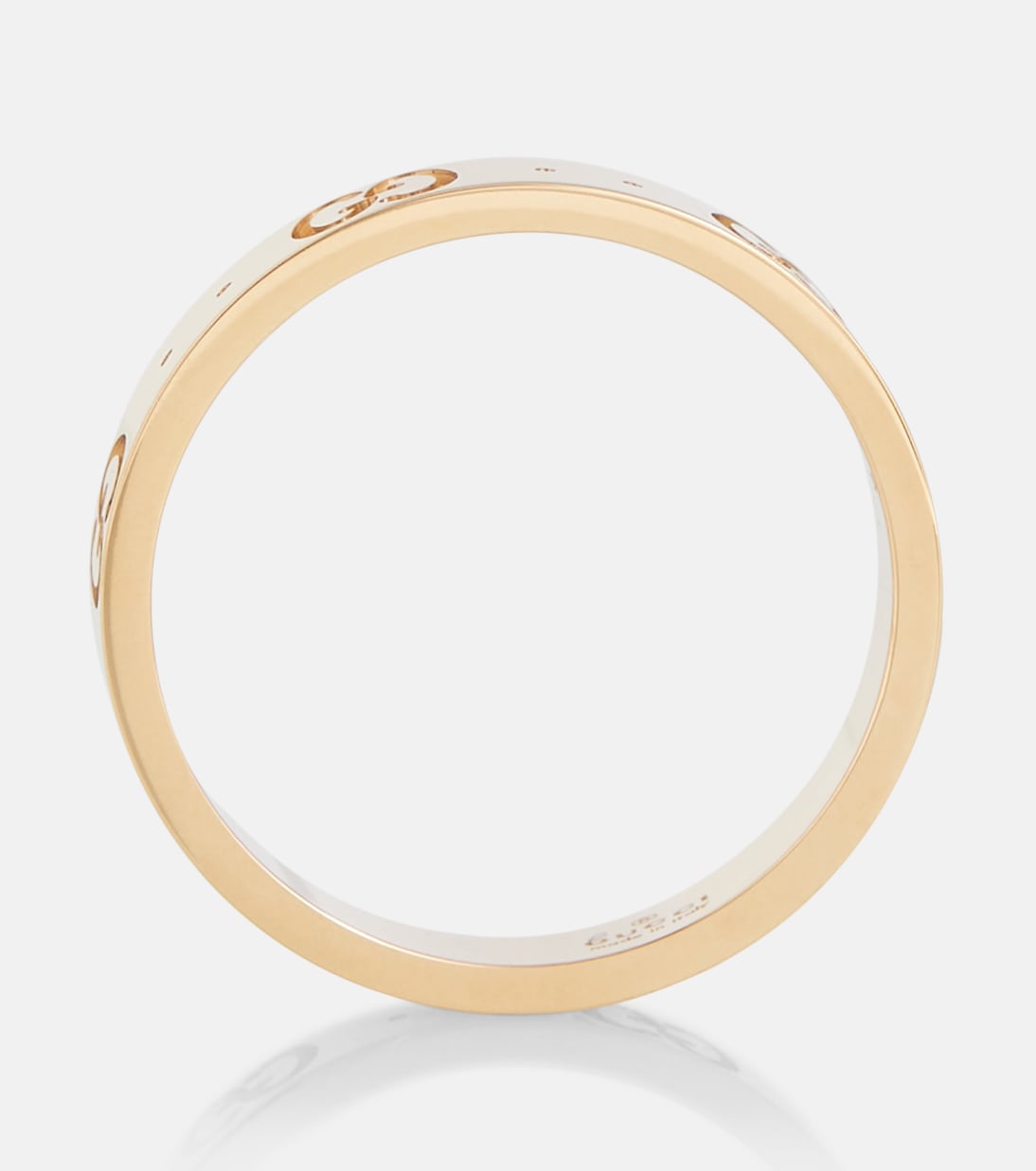 Icon 18kt yellow gold ring | Gucci