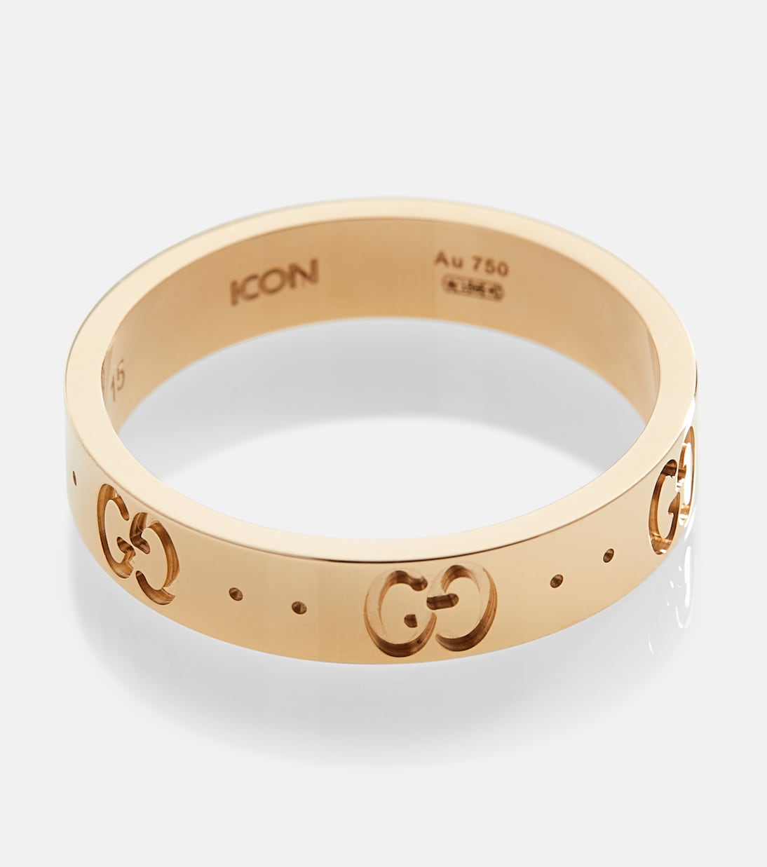 Icon 18kt yellow gold ring | Gucci