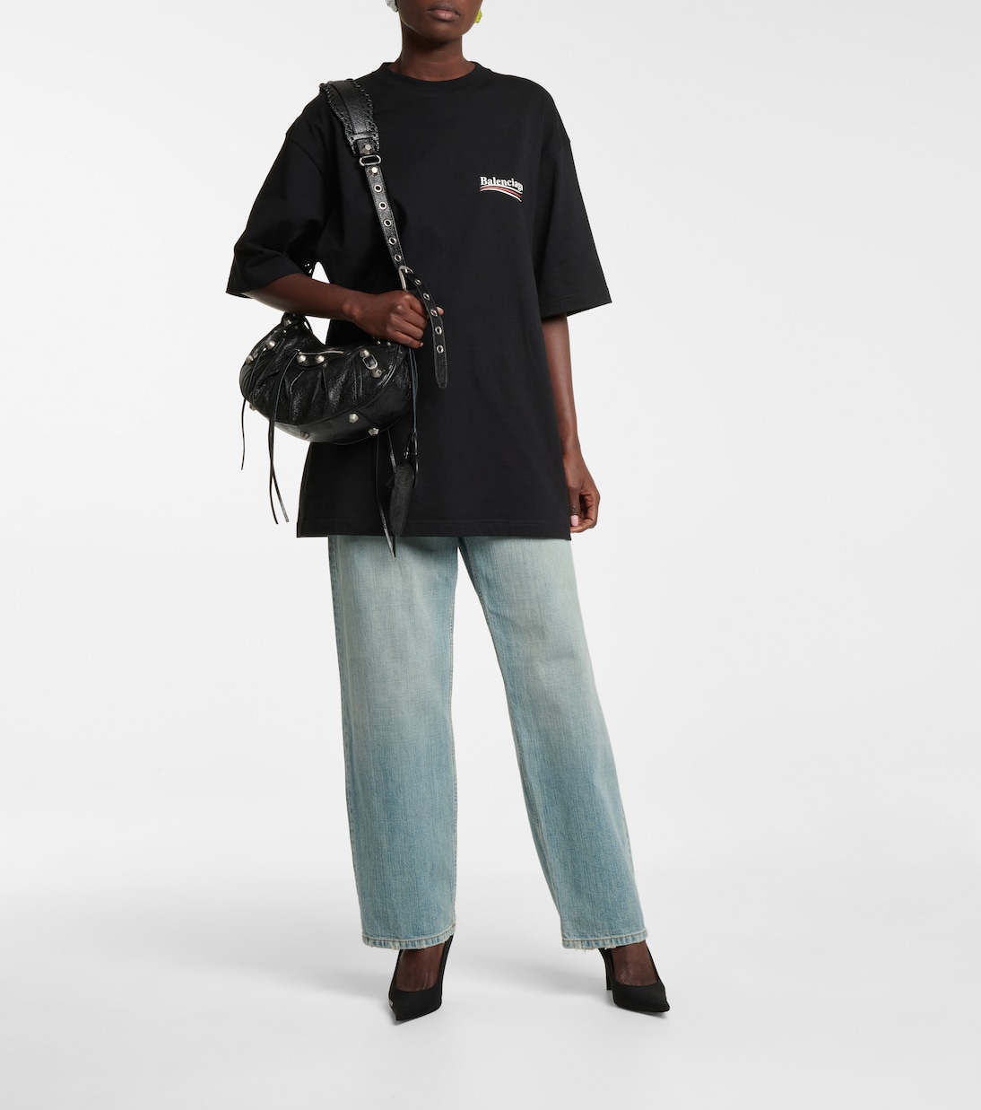 Schultertasche Le Cagole Small aus Leder | Balenciaga