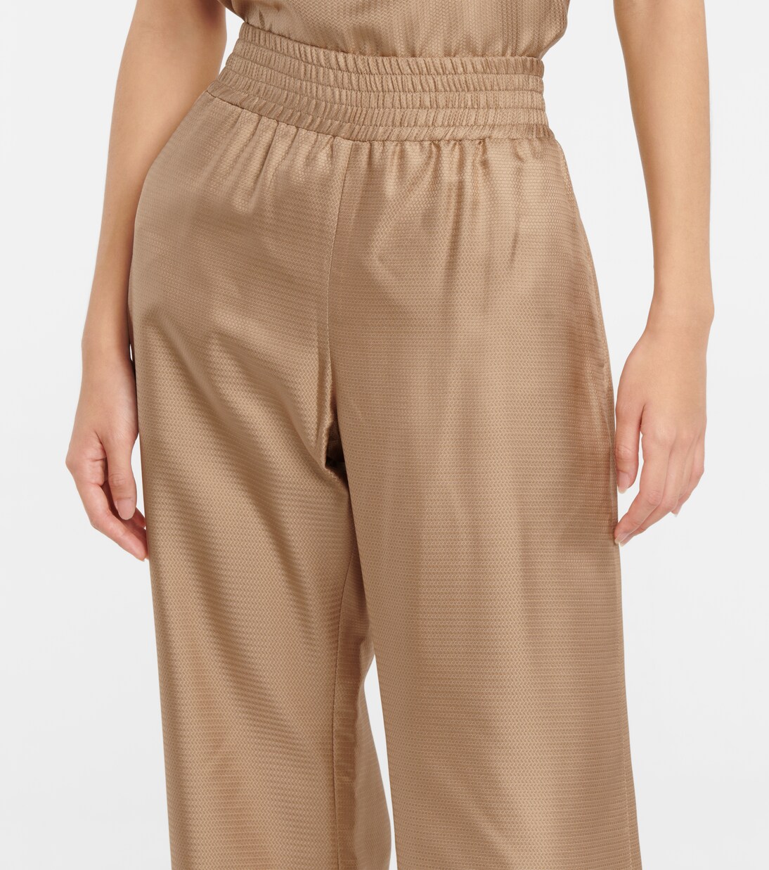 Pantalon ample Themis en soie | Gabriela Hearst