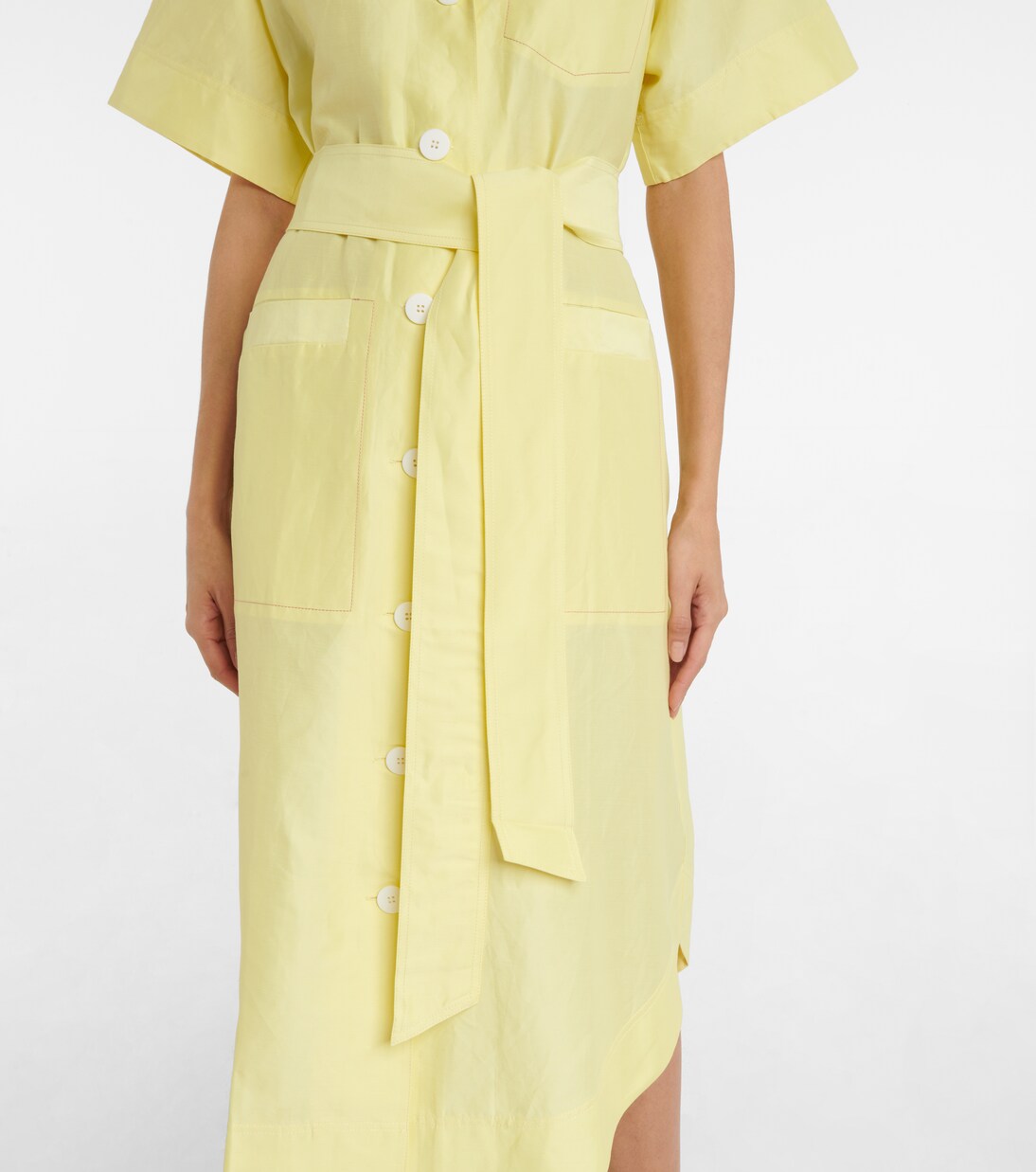 Robe chemise Sparrow en lin mélangé | Lee Mathews