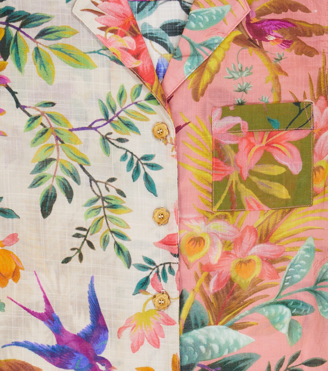 Tropicana printed cotton shirt | Zimmermann Kids