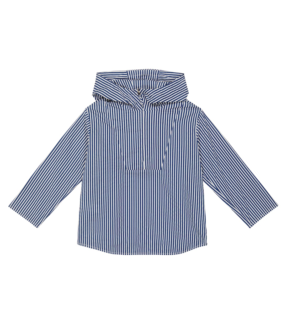 Striped poplin top | Il Gufo