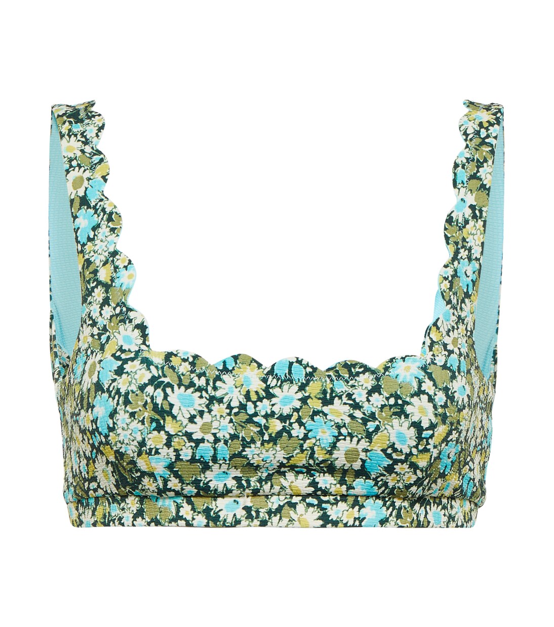 Haut de bikini Mini Palm Springs à fleurs | Marysia