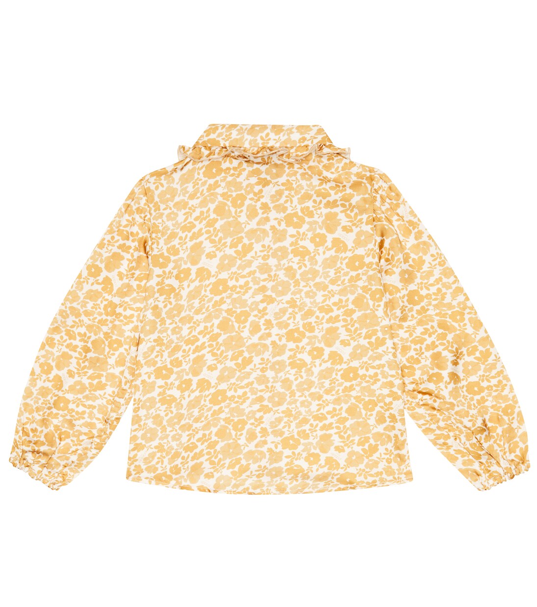 Ruffle-trimmed floral shirt | Paade Mode