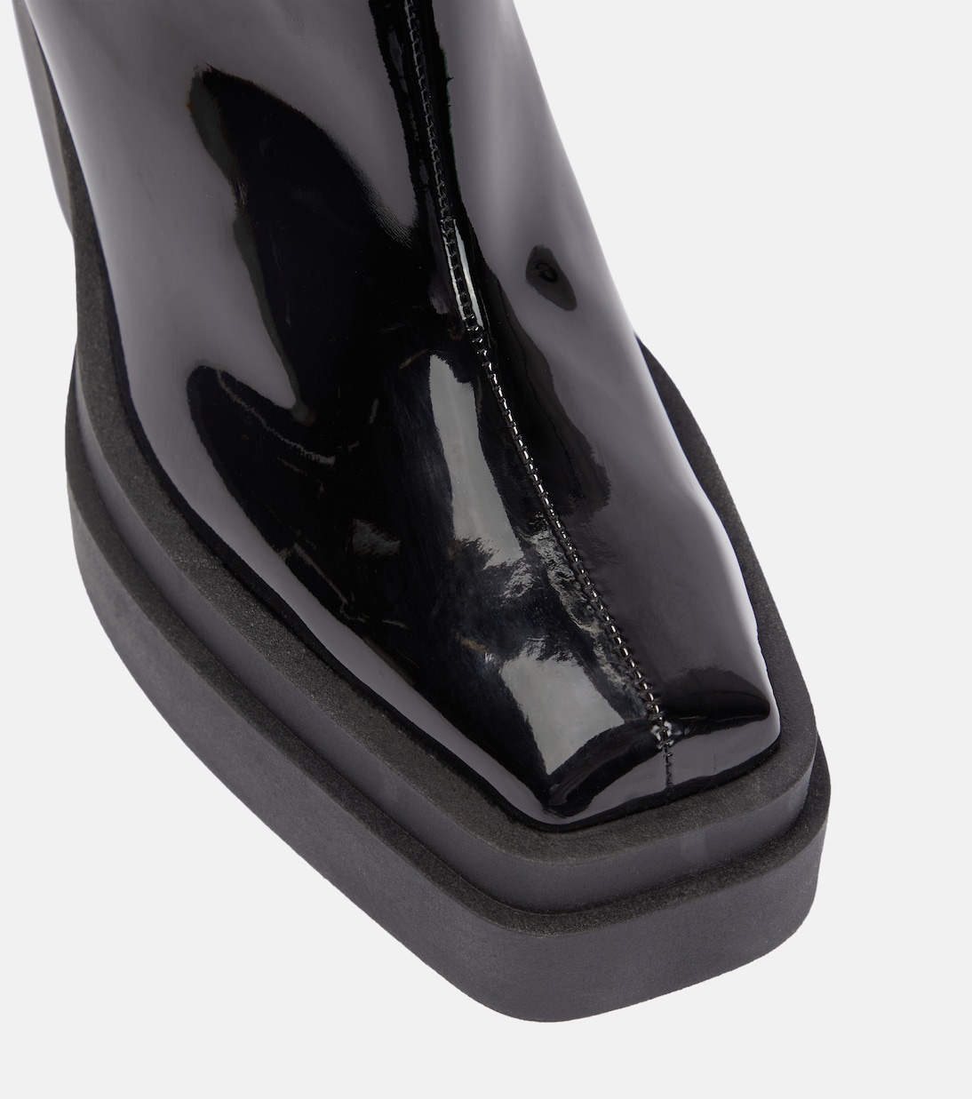 Overknee-Stiefel Gia 31 aus Lackleder | Gia Borghini