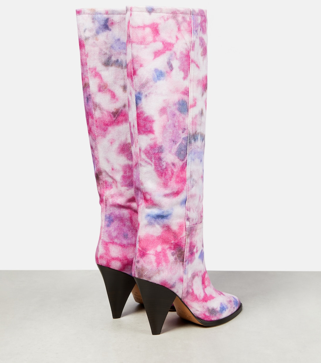 Bedruckte Stiefel Ririo aus Leder | Isabel Marant