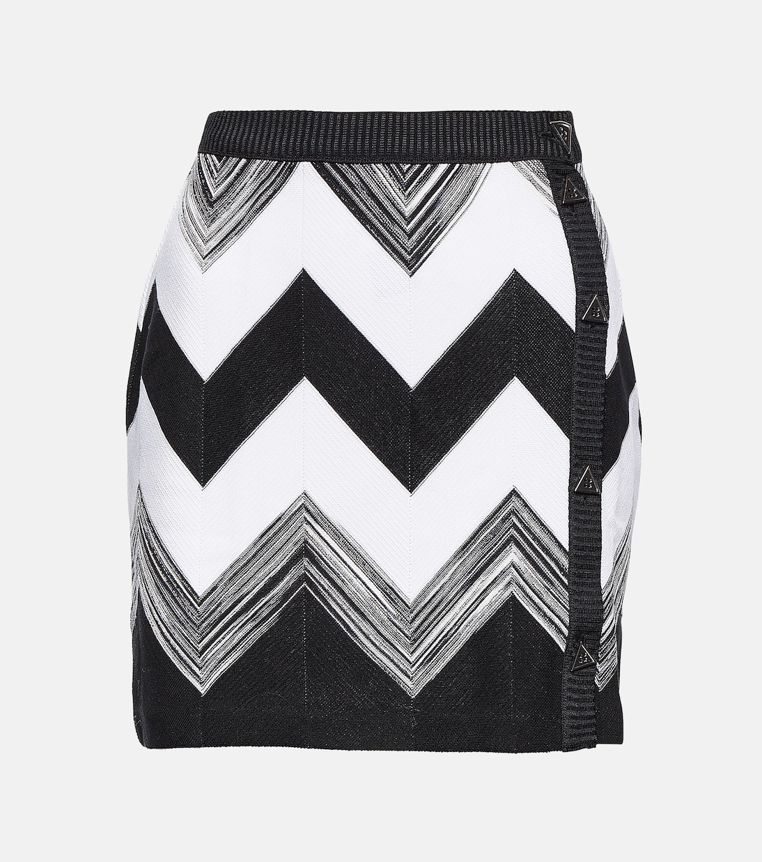 Minifalda de punto en zigzag | Missoni
