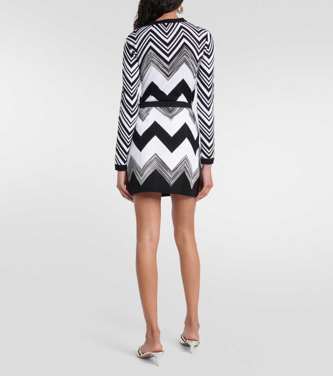 Minifalda de punto en zigzag | Missoni