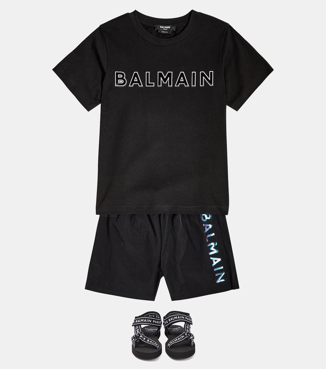 T-Shirt aus Baumwolle | Balmain Kids