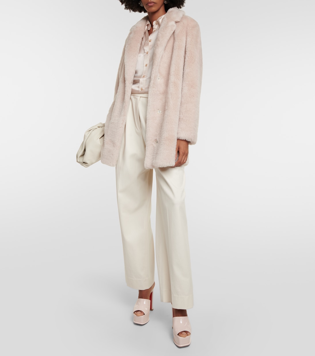 Mules Amali Alta à plateau en cuir verni | Christian Louboutin