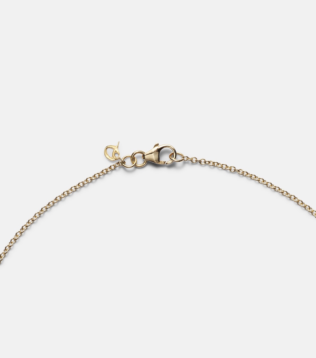 Nesting Gem 18kt gold necklace with emerald | Octavia Elizabeth