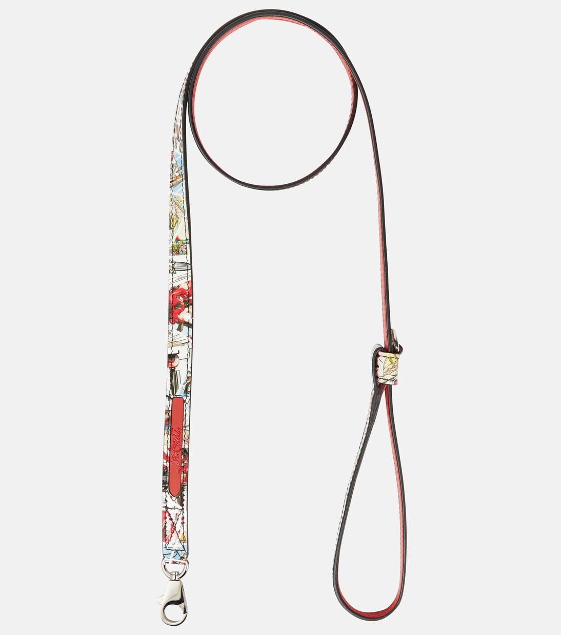 Loubileash printed leather dog leash | Christian Louboutin