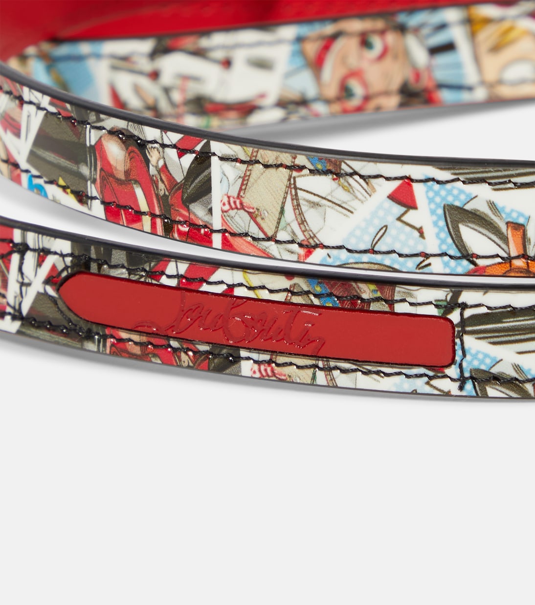 Loubileash printed leather dog leash | Christian Louboutin