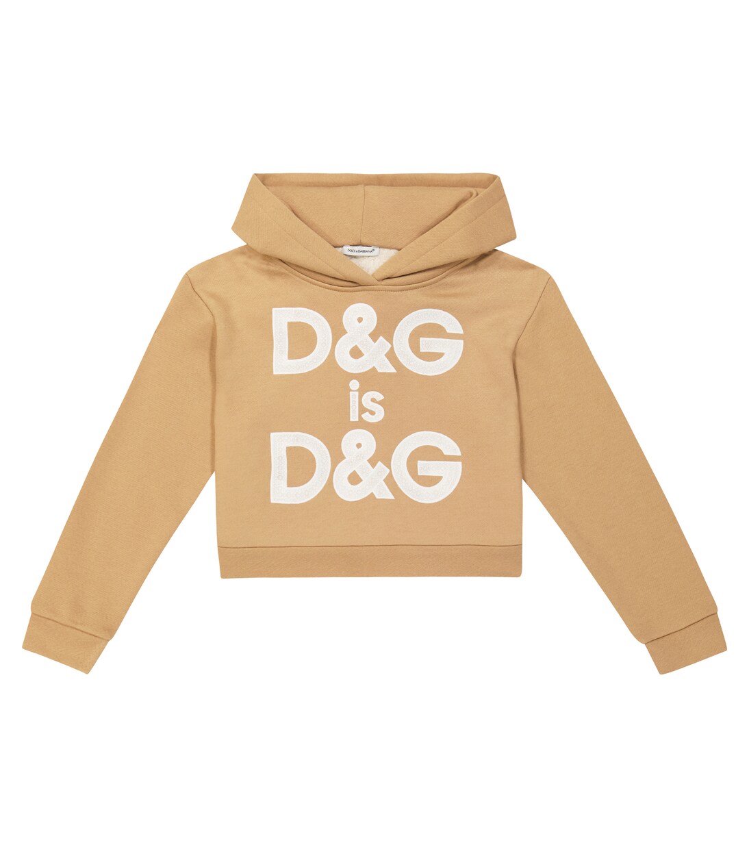 Logo cotton-blend hoodie | Dolce&Gabbana Kids