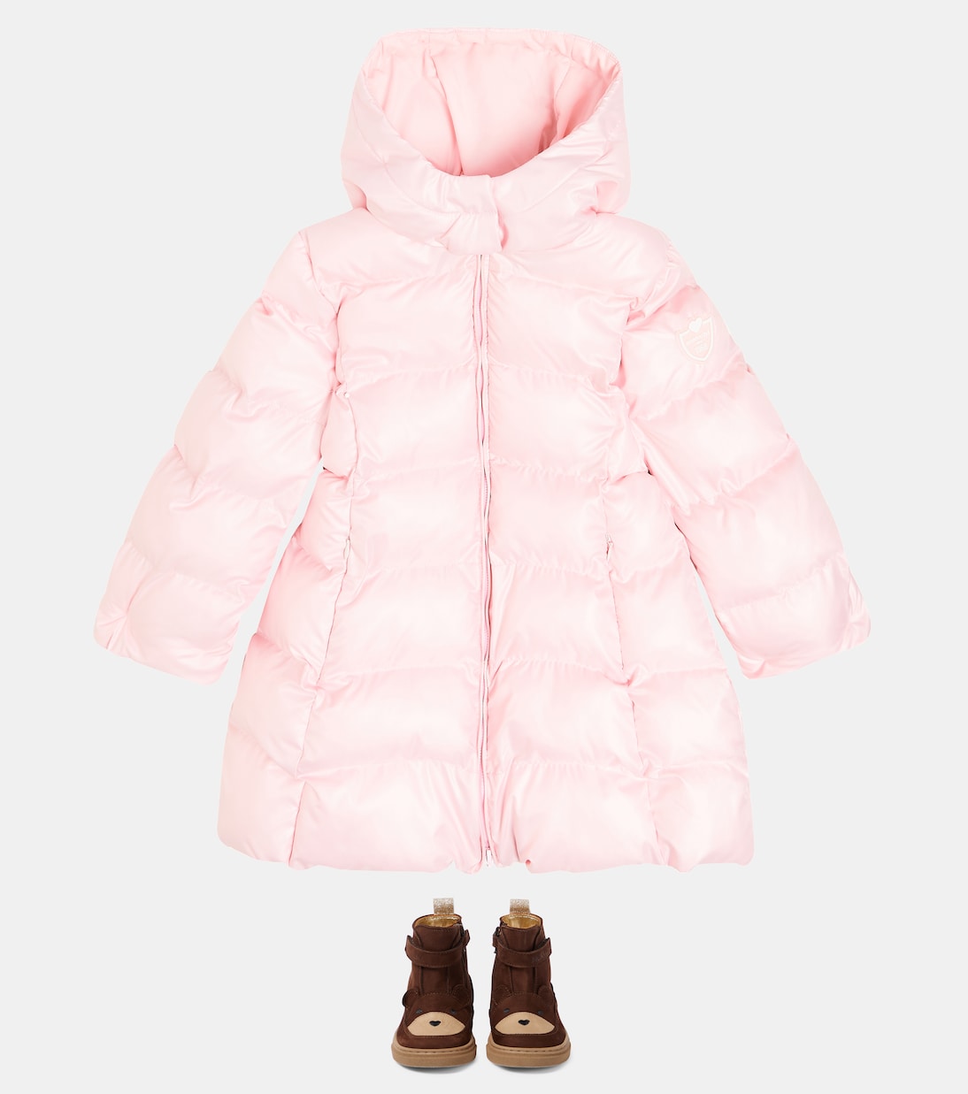 Teddy Bear nubuck leather boots  | Monnalisa