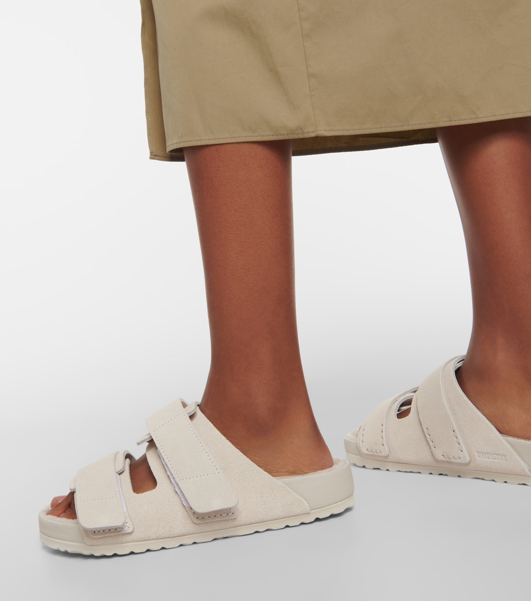 X Tekla Pantoletten Uji aus Veloursleder | Birkenstock 1774