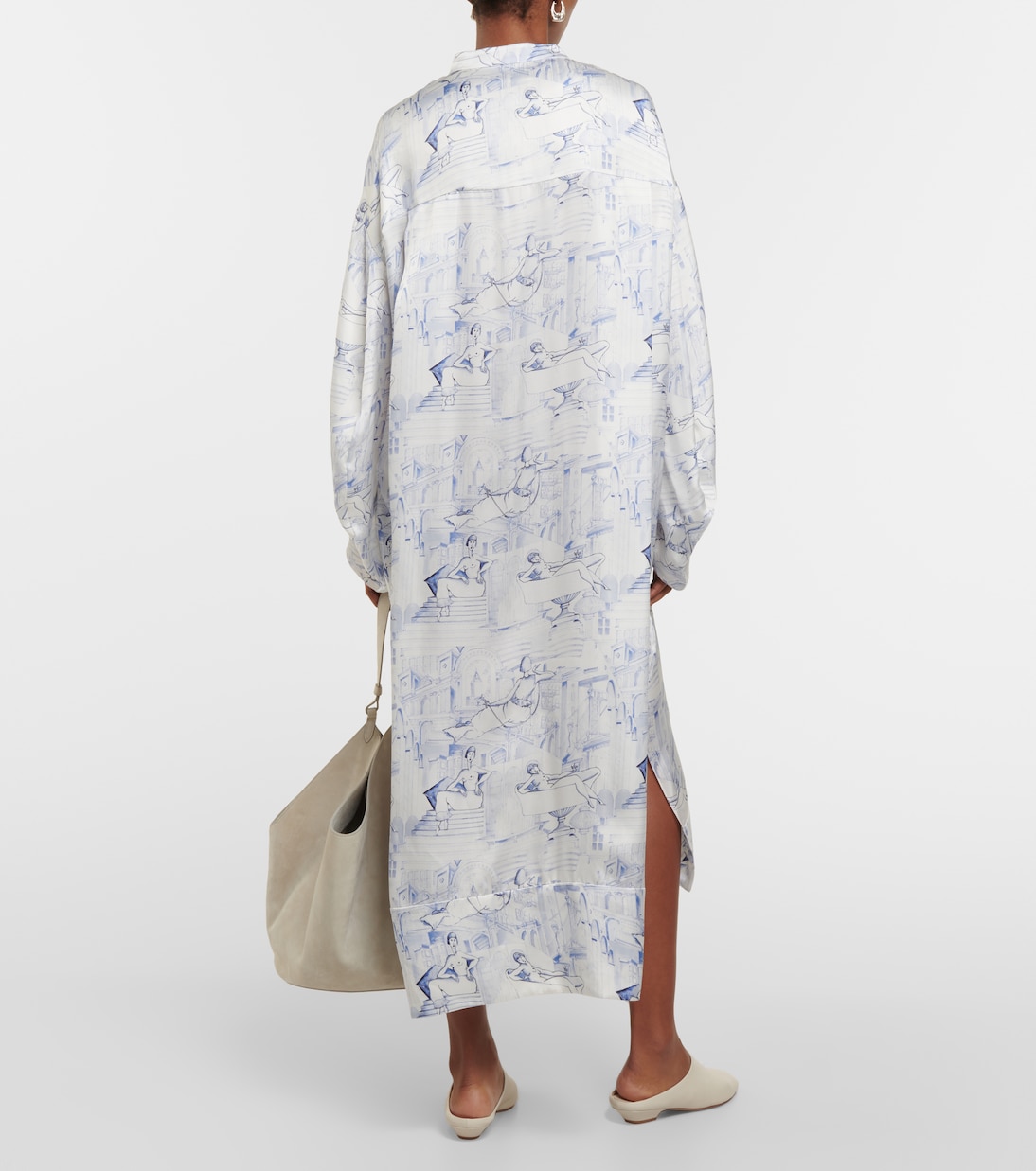 Robe midi Brom imprimée | Khaite