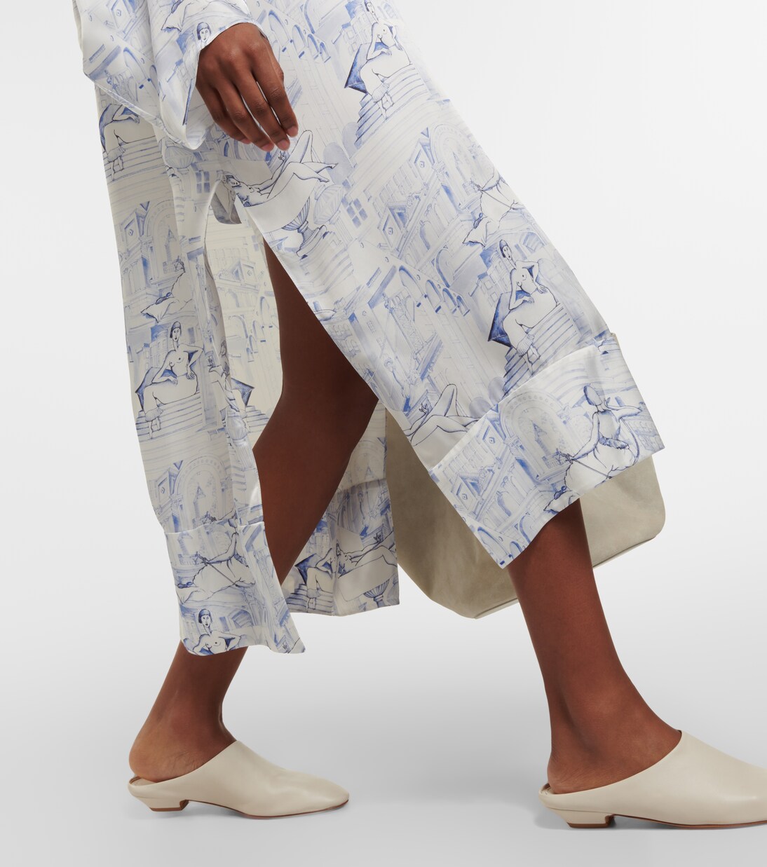 Robe midi Brom imprimée | Khaite