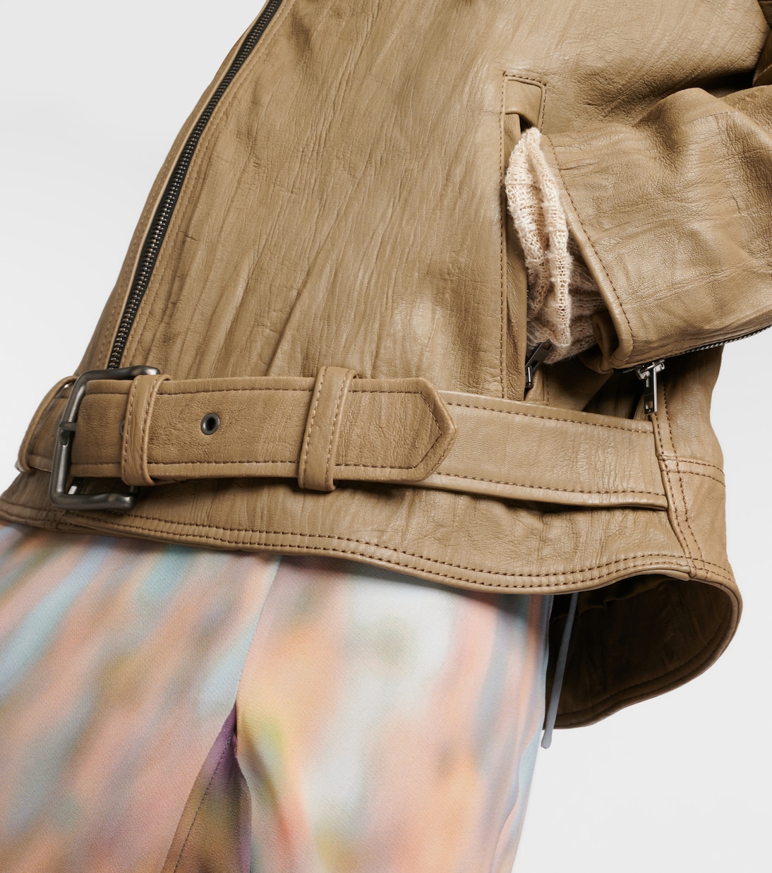 Oversize-Lederjacke Linor | Acne Studios