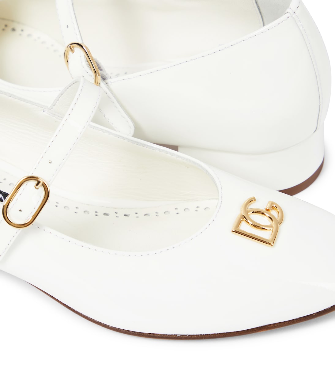 Bailarinas de charol con logo | Dolce&Gabbana Kids
