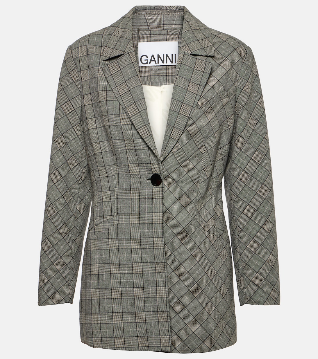 Checked blazer | Ganni