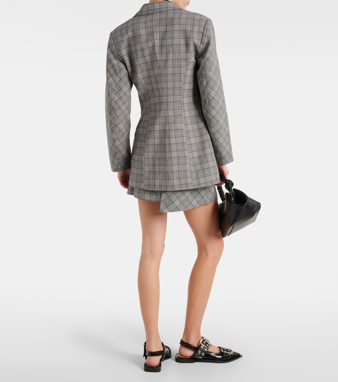 Checked blazer | Ganni