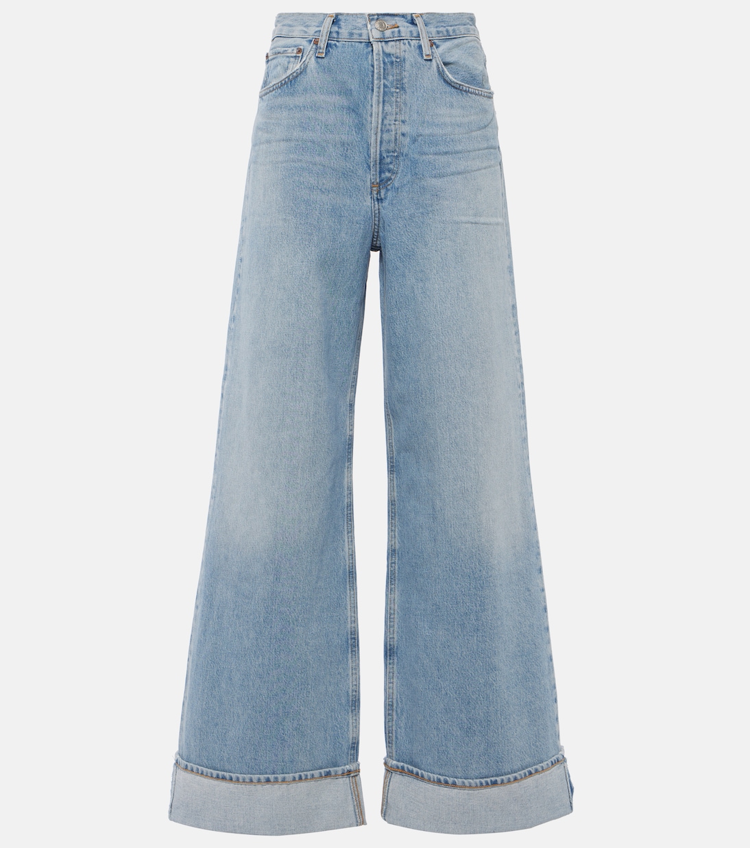 High-Rise Wide-Leg Jeans Dame | Agolde