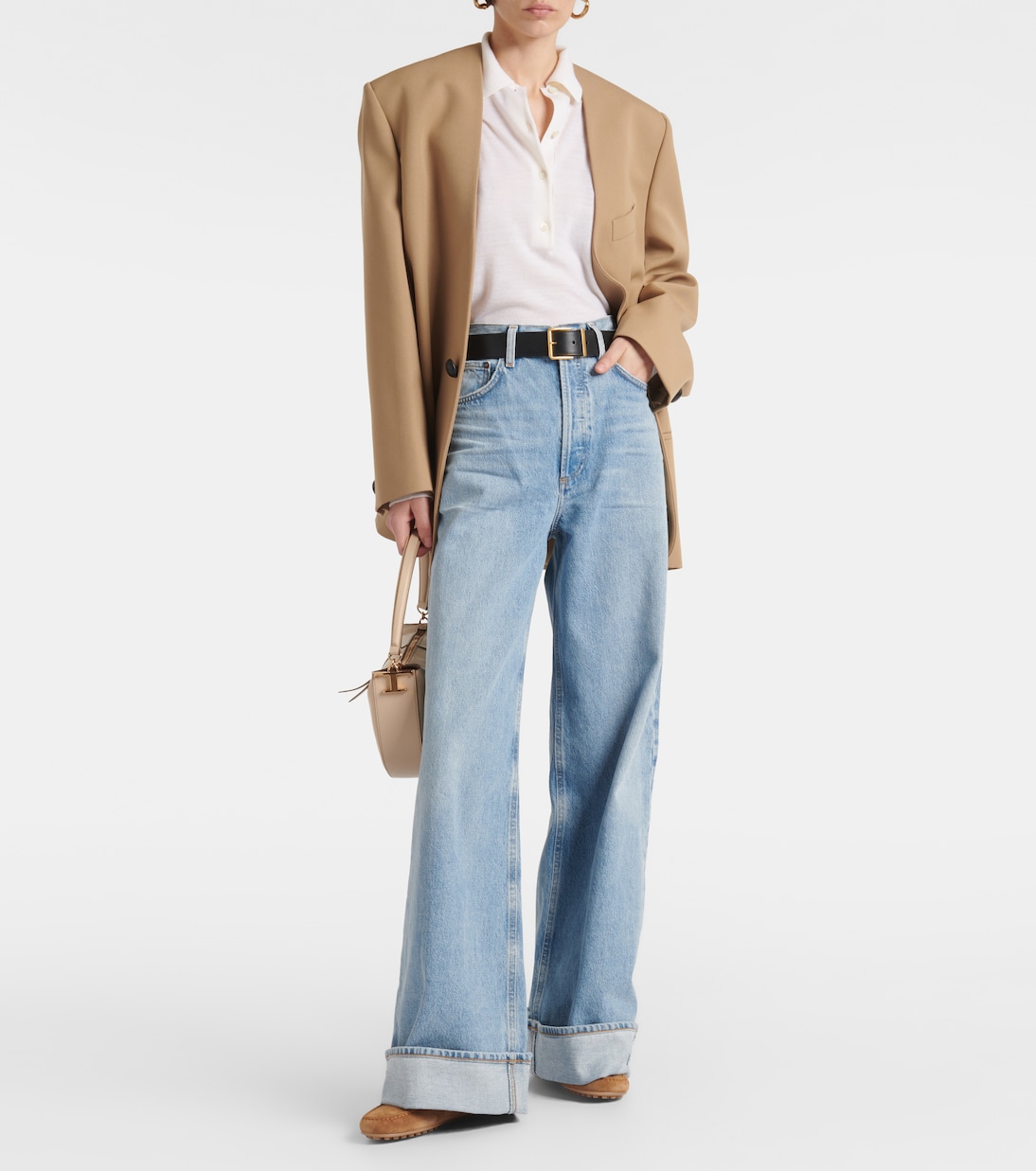 High-Rise Wide-Leg Jeans Dame | Agolde