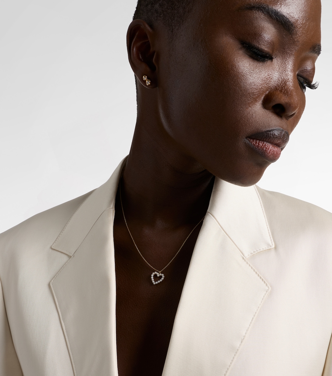 Halskette Pearl Heart aus 14kt Gelbgold mit Süßwasserperlen | Sophie Bille Brahe