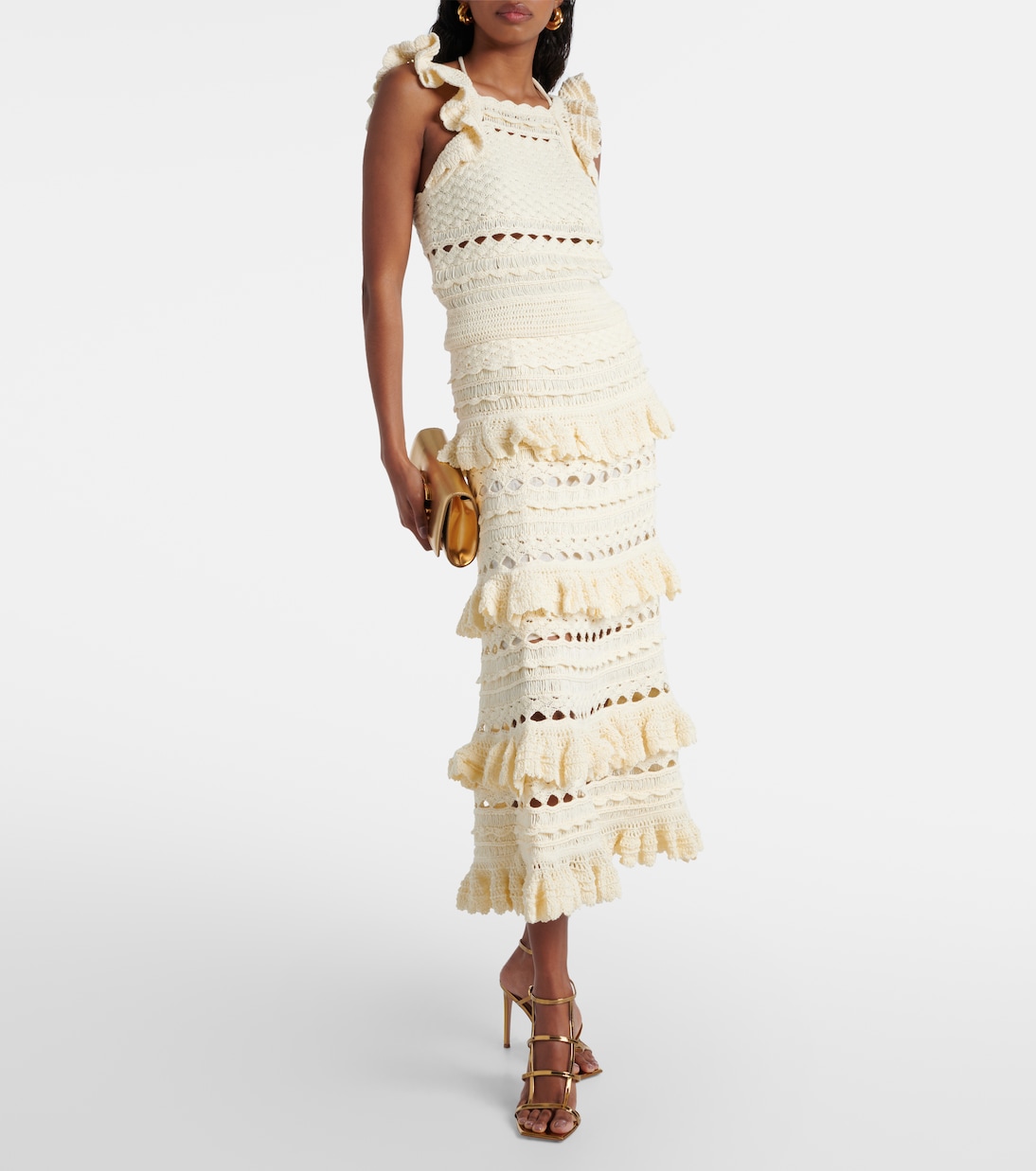 Mondry metallic leather sandals | Gianvito Rossi