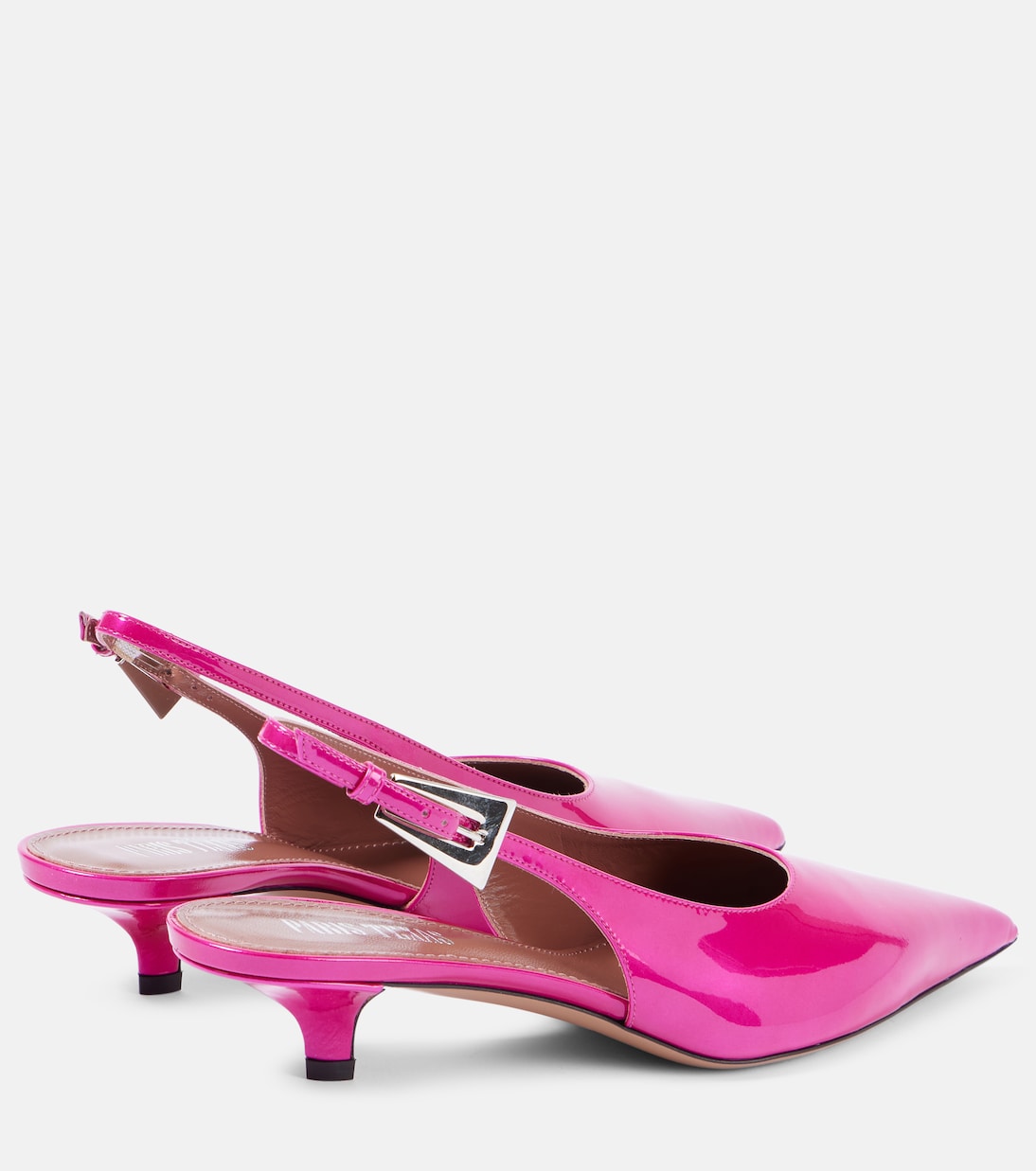 Jessica patent leather slingback pumps | Paris Texas