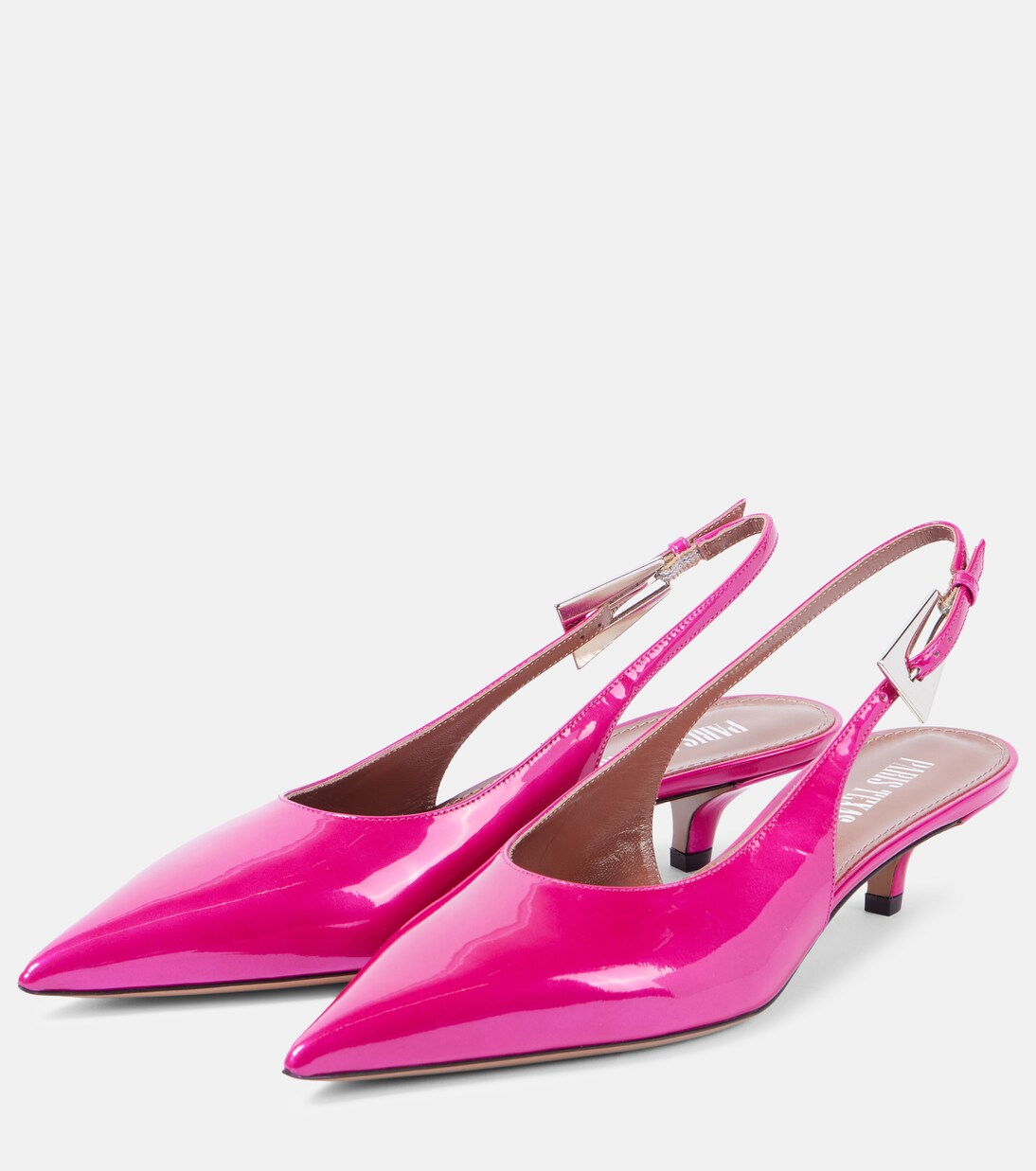 Jessica patent leather slingback pumps | Paris Texas