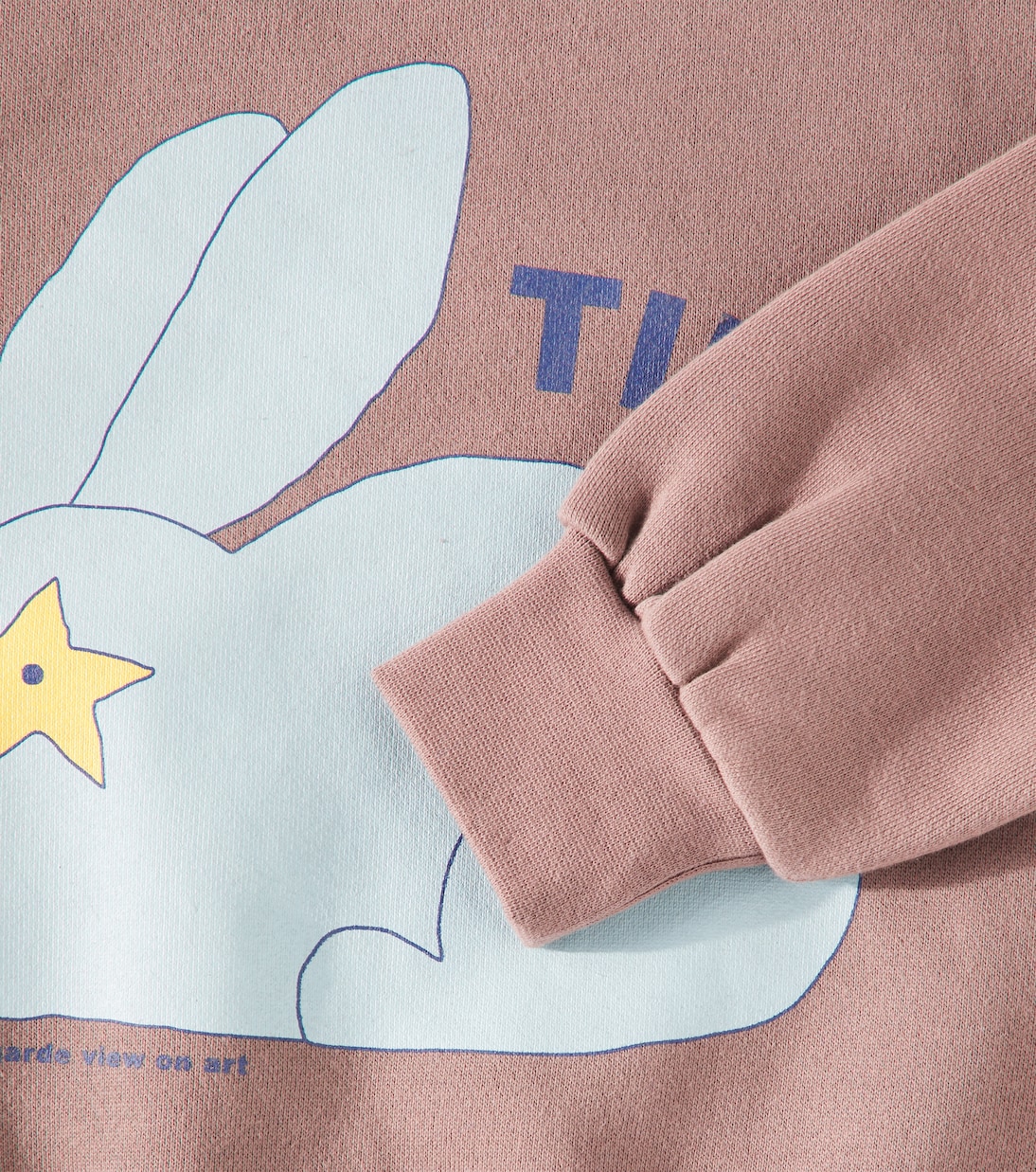 Rabbit printed cotton sweatshirt | Tinycottons