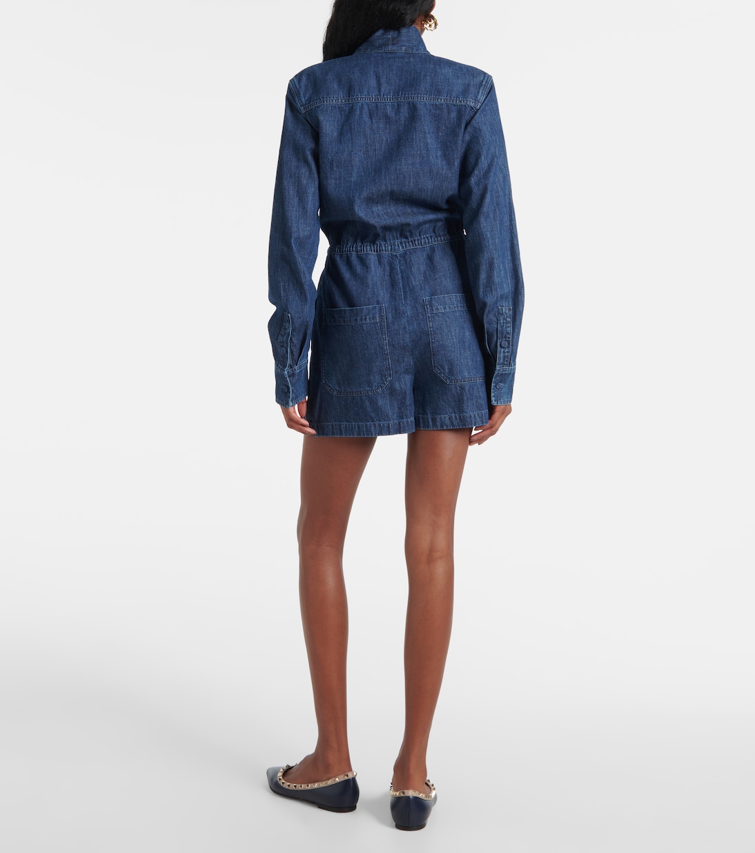 Playsuit VGold aus Denim | Valentino