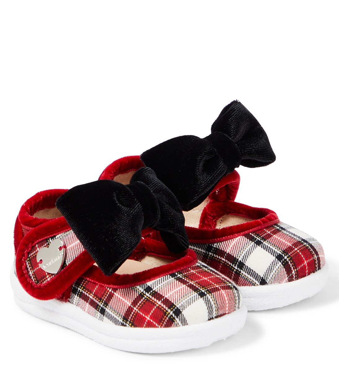 Baby - Scarpine tartan con fiocco | Monnalisa
