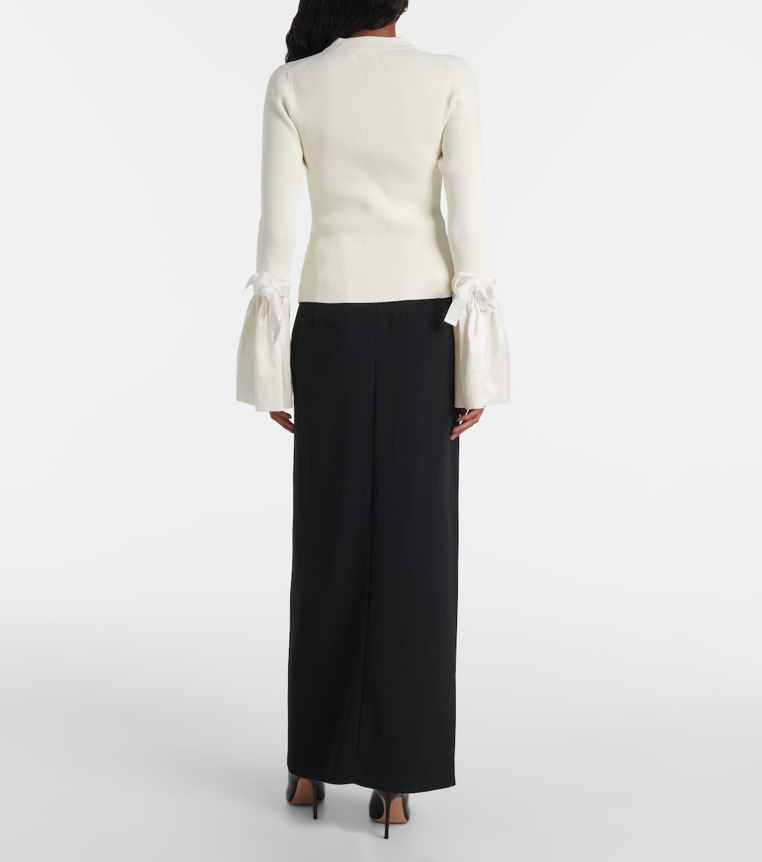 Top Agata aus Rippstrick mit Taft | Simkhai