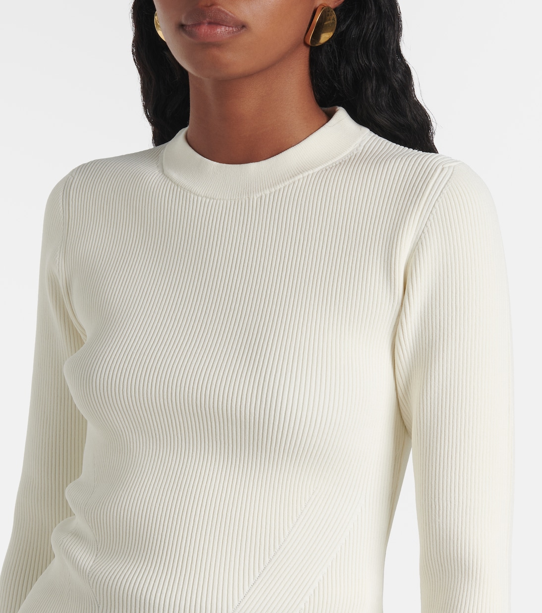 Top Agata aus Rippstrick mit Taft | Simkhai