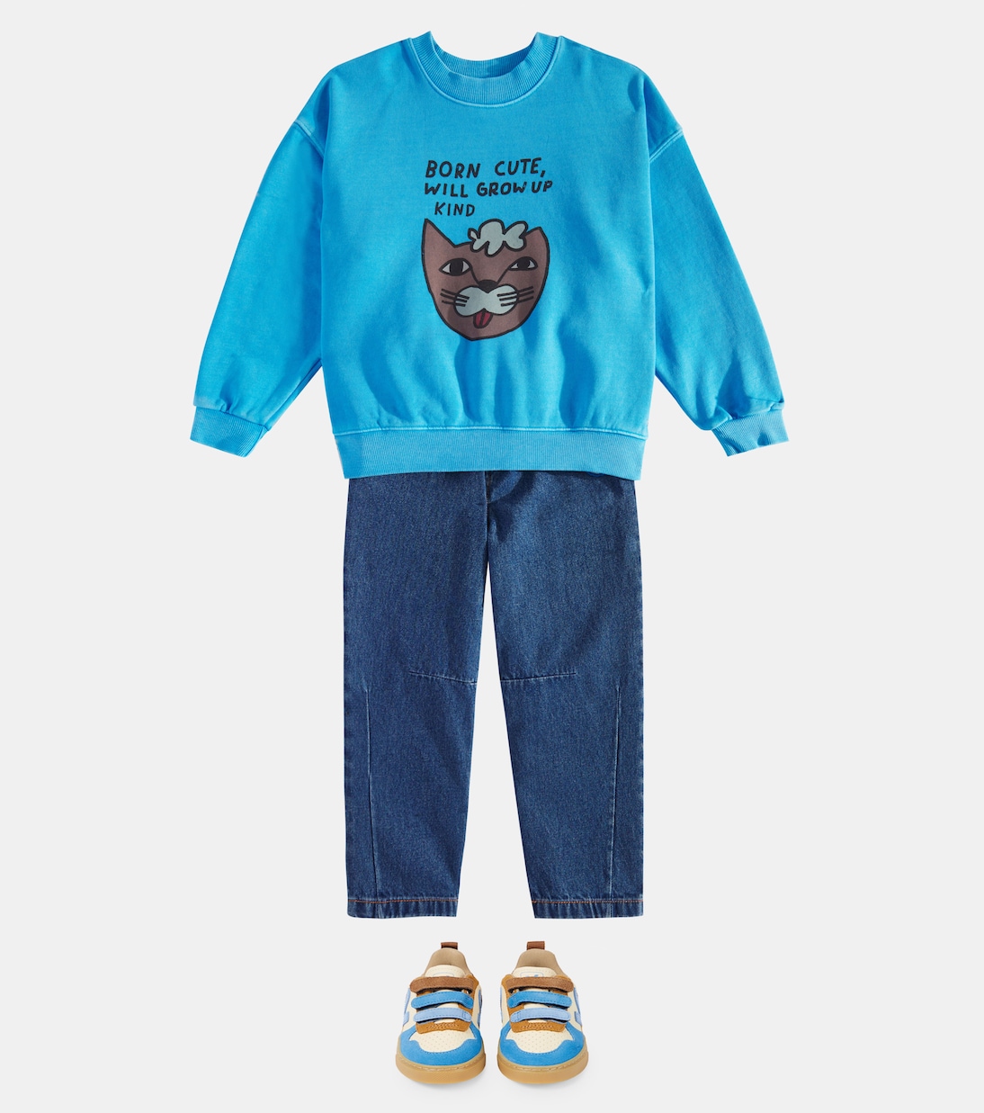 Sweatshirt Cat aus Baumwolle | Jellymallow