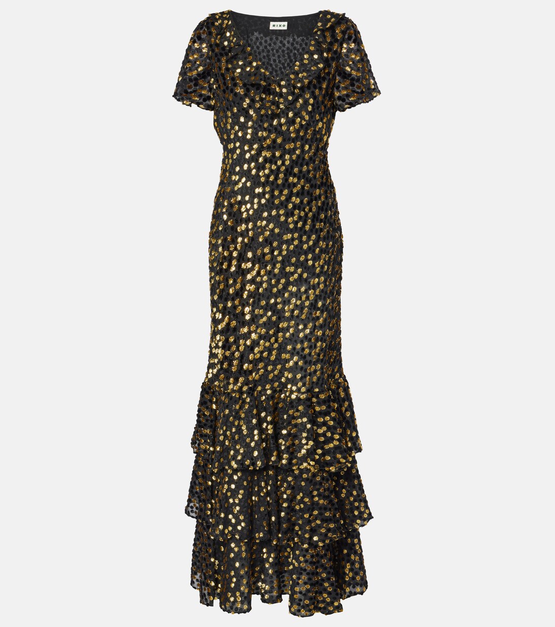 Robe longue Amelle à ornements | Rixo