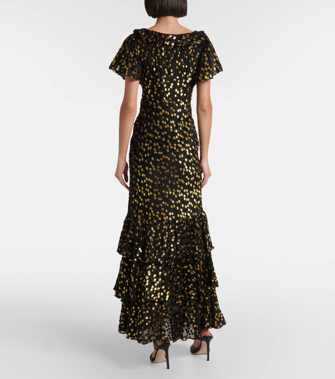 Robe longue Amelle à ornements | Rixo