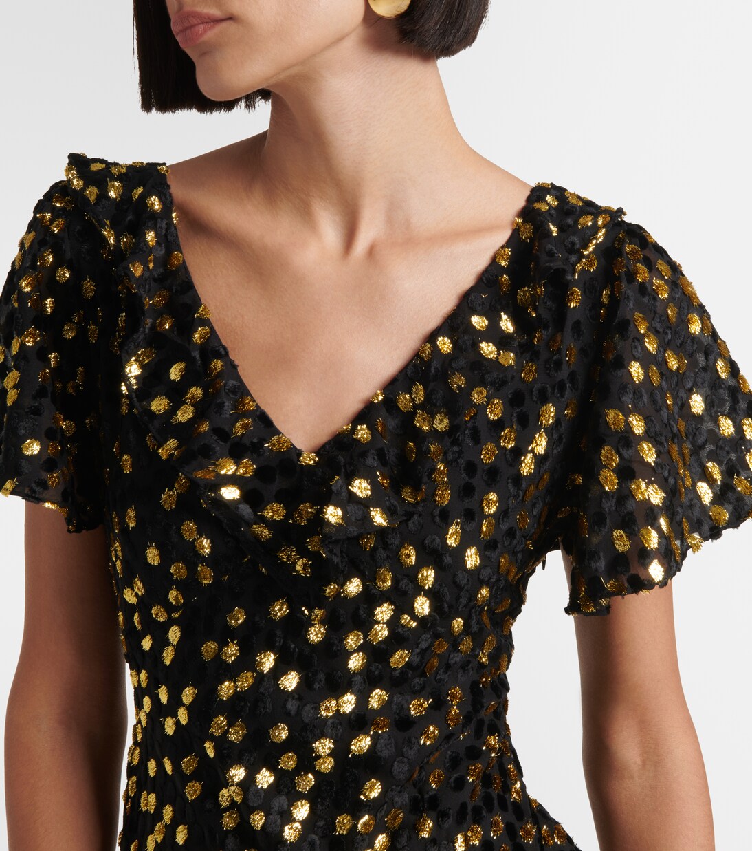 Robe longue Amelle à ornements | Rixo