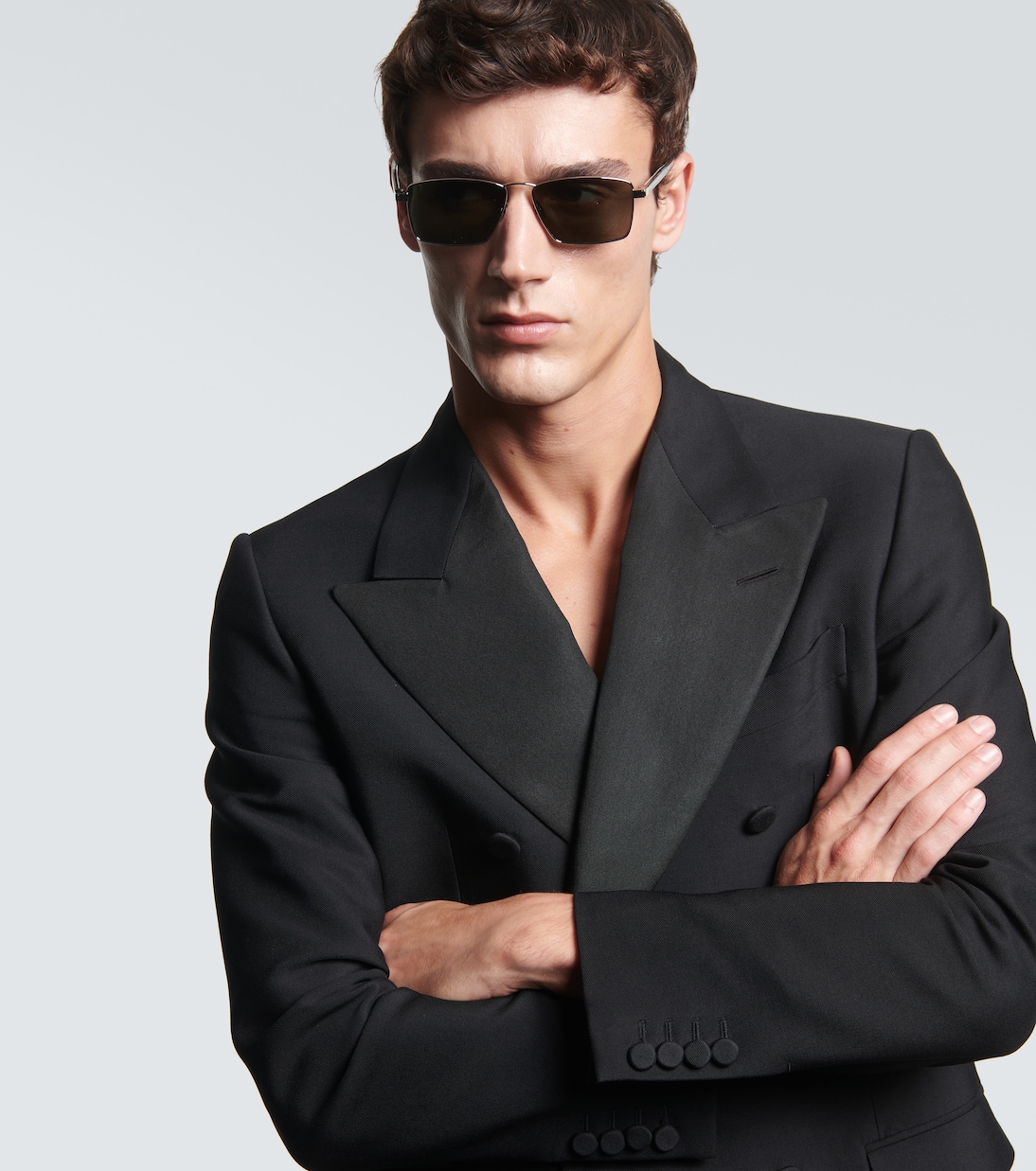 SL 700 rectangular sunglasses | Saint Laurent