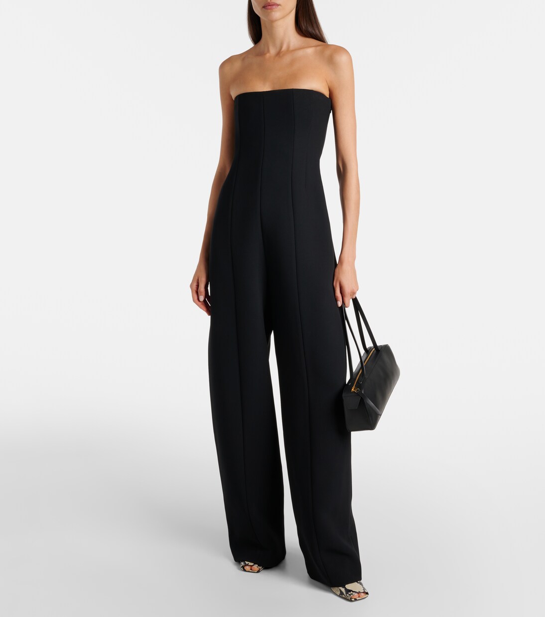 Lennex corset crêpe jumpsuit | Khaite