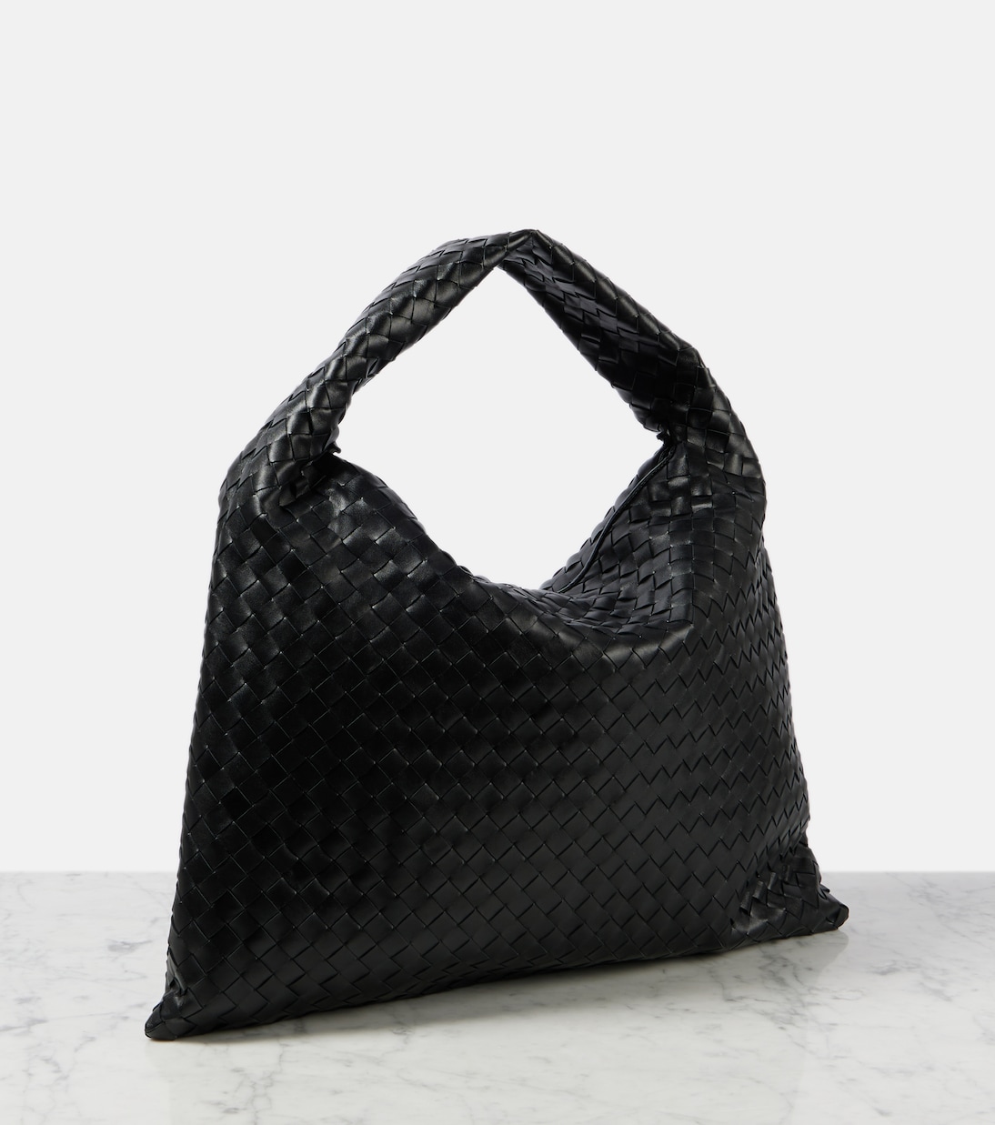Hop Intrecciato Large leather tote bag | Bottega Veneta