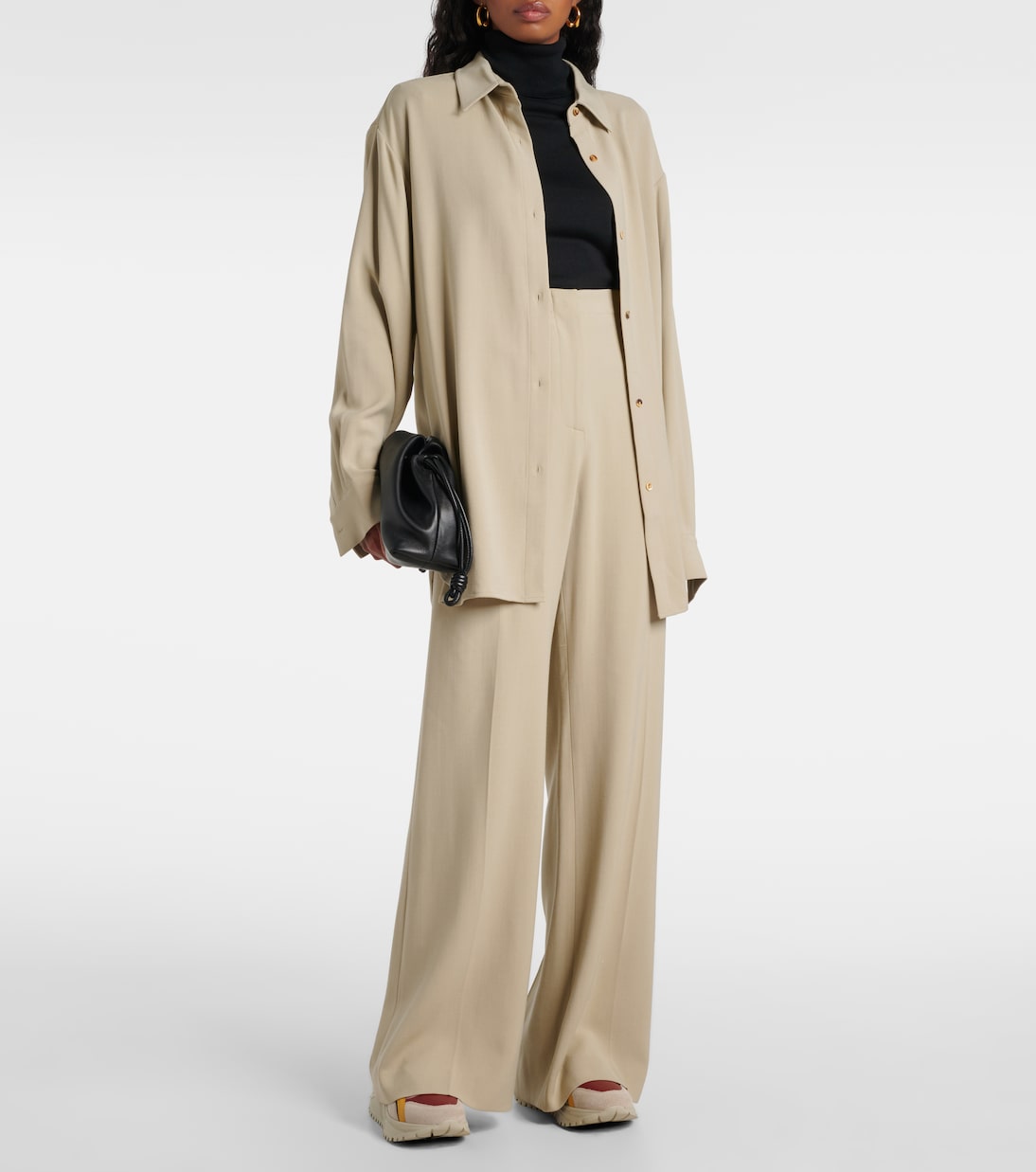 Malaga 21 shearling-lined suede sneakers | Bogner