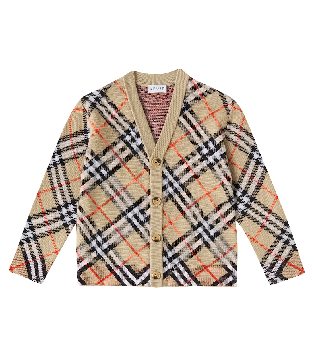 Burberry Check wool cardigan | Burberry Kids